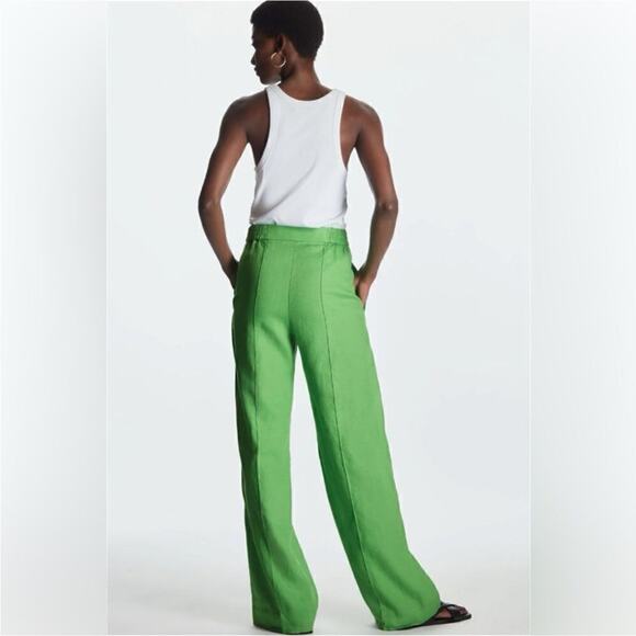 COS 100% linen wide leg trousers - Picture 5 of 9